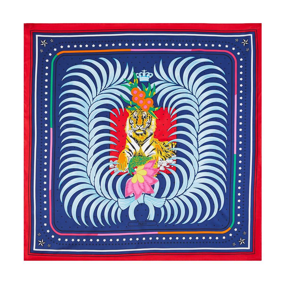 90cm Three Giraffes Brand Hijab Scarf Women Bandana Handmade Curled Twill Silk Square Scarf Luxury Foulard Head Scarves Shawl