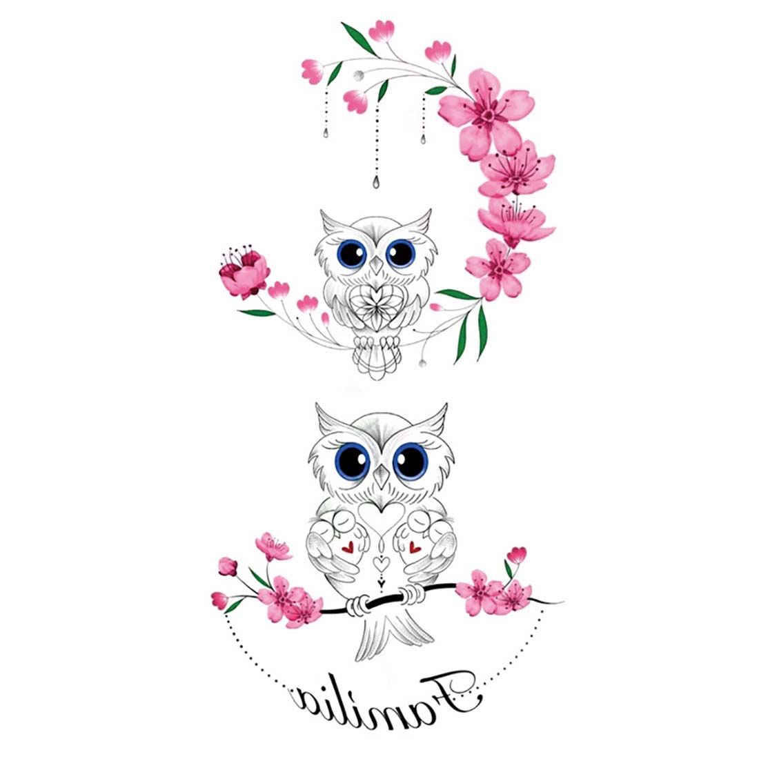 3D Water Transfer Sticker Body Tattoo Sticker Waterproof Temporary Decal Leg Body Art Tattoo Flower Removable Cover Scar