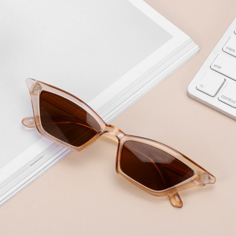 Cat Eye Sun Glasses Small Frame UV400 Sun Shades Fashion Women Vintage Glasses Street Eyewear Luxury Trending Sunglasses