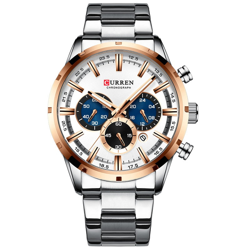 Men Watch Top Luxury Brand Sports Quartz | Waterproof Chronograph Wristwatch | Relogio Masculino