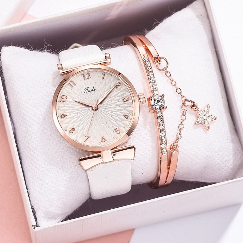 Luxury Women Bracelet Quartz Watches For Women Ladies Sports Dress Pink Dial Wrist Watch Clock Relogio Feminino