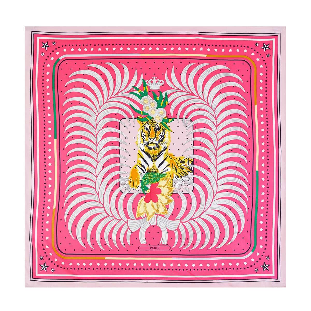 90cm Three Giraffes Brand Hijab Scarf Women Bandana Handmade Curled Twill Silk Square Scarf Luxury Foulard Head Scarves Shawl
