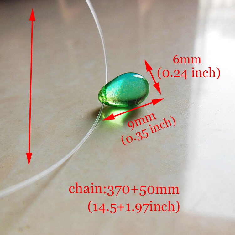 Transparent Chain Ocean Sea Invisible Transparent Fishing Line Short Chain Beach Pendants Transparent Necklace