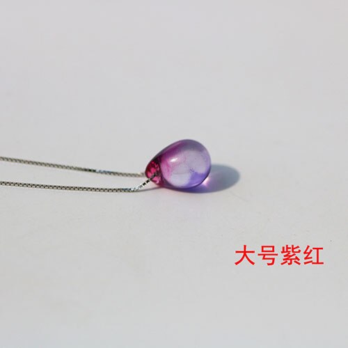 Transparent Chain Ocean Sea Invisible Transparent Fishing Line Short Chain Beach Pendants Transparent Necklace