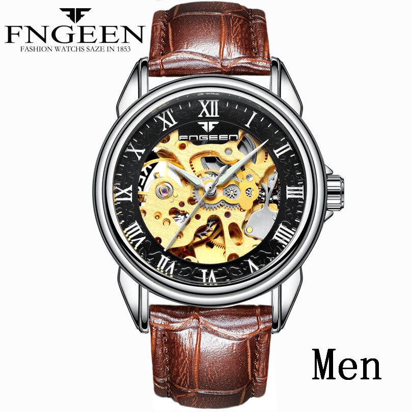 Men's Luxury Automatic Mechanical Watch | Tourbillon Clock | Gold Fashion Skeleton | Top Brand Wristwatch