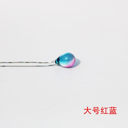 Transparent Chain Ocean Sea Invisible Transparent Fishing Line Short Chain Beach Pendants Transparent Necklace