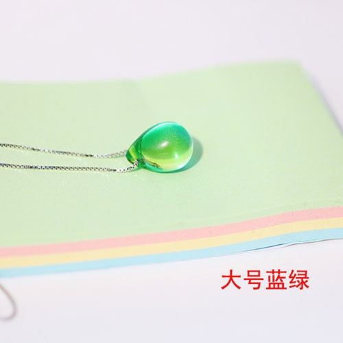 Transparent Chain Ocean Sea Invisible Transparent Fishing Line Short Chain Beach Pendants Transparent Necklace