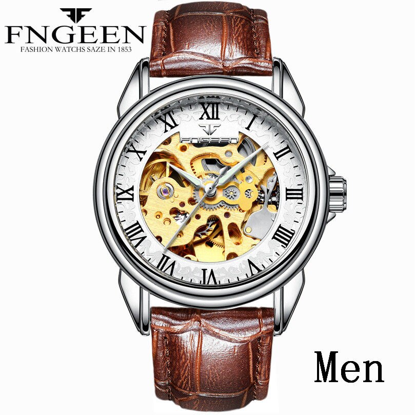 Men's Luxury Automatic Mechanical Watch | Tourbillon Clock | Gold Fashion Skeleton | Top Brand Wristwatch