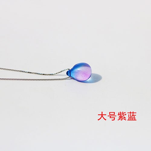 Transparent Chain Ocean Sea Invisible Transparent Fishing Line Short Chain Beach Pendants Transparent Necklace
