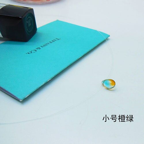 Transparent Chain Ocean Sea Invisible Transparent Fishing Line Short Chain Beach Pendants Transparent Necklace