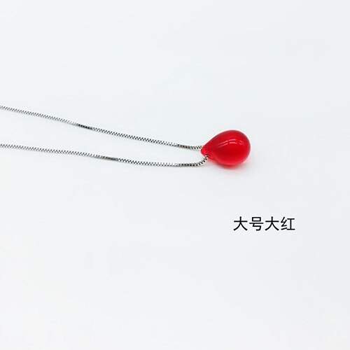 Transparent Chain Ocean Sea Invisible Transparent Fishing Line Short Chain Beach Pendants Transparent Necklace