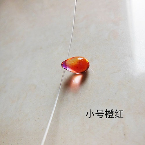 Transparent Chain Ocean Sea Invisible Transparent Fishing Line Short Chain Beach Pendants Transparent Necklace