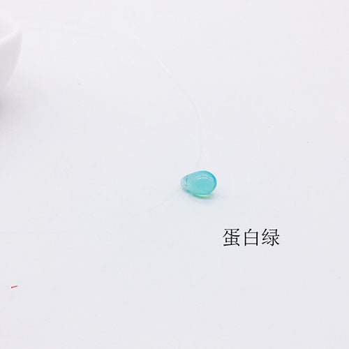 Transparent Chain Ocean Sea Invisible Transparent Fishing Line Short Chain Beach Pendants Transparent Necklace
