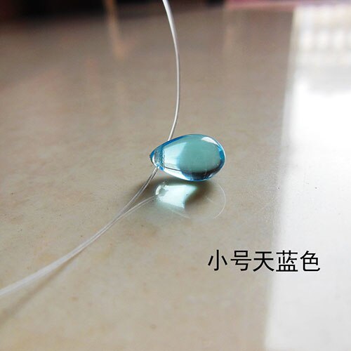 Transparent Chain Ocean Sea Invisible Transparent Fishing Line Short Chain Beach Pendants Transparent Necklace