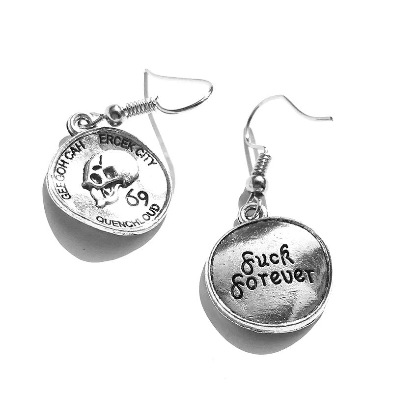 Funky Earrings for Women Girls and Teen Drop Dangle Charms Perfect for Parties and Halloween