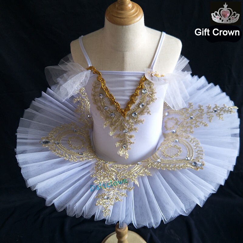Professional Ballet Tutu Girls Blue Pink Platter Pancake Tutu Ballerina Party Dress Adult Women Child Kids Ballet Dance Costume