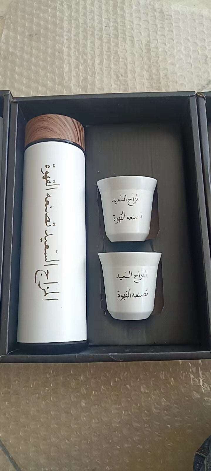 3 In 1 set of Thermos Mug Leak_Proof Travel Thermo Cup for Tea Water Coffee 500ML Gift Set