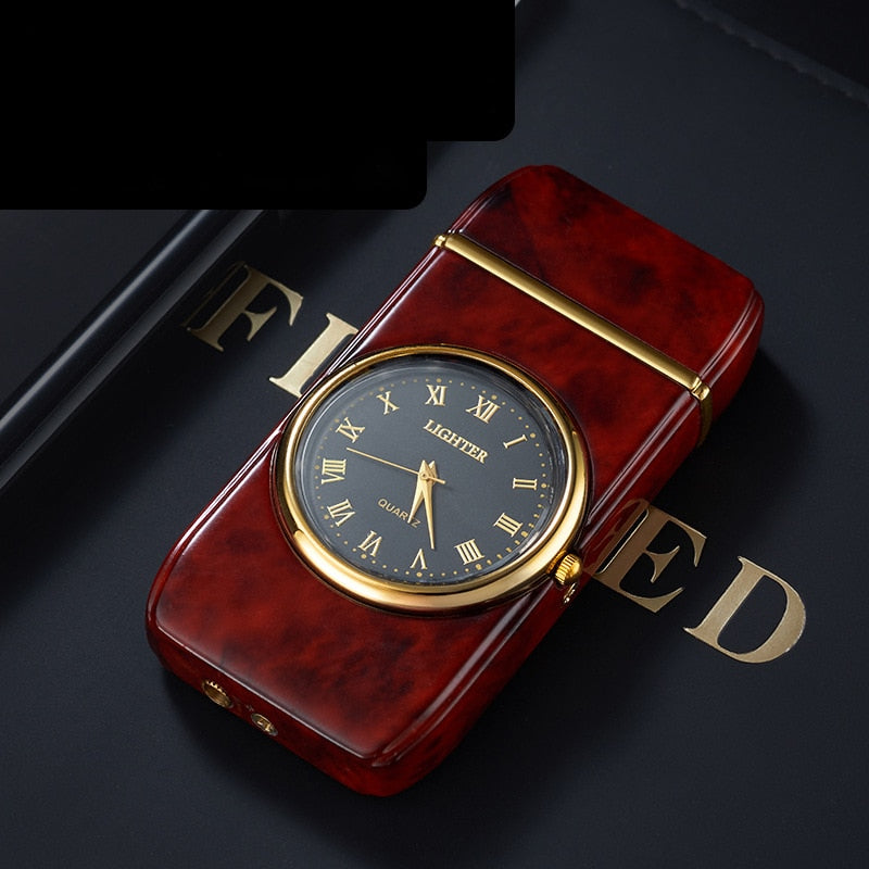 Windproof Butane Gas Lighters Turbo Lighters Unusual Lighters Metal Watch Lighters Men's Gadget Gift Cigarette Cigar Lighters