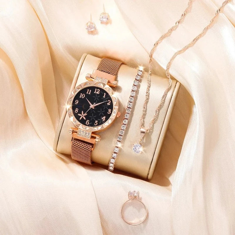6 pcs Women's Watch Set for Her