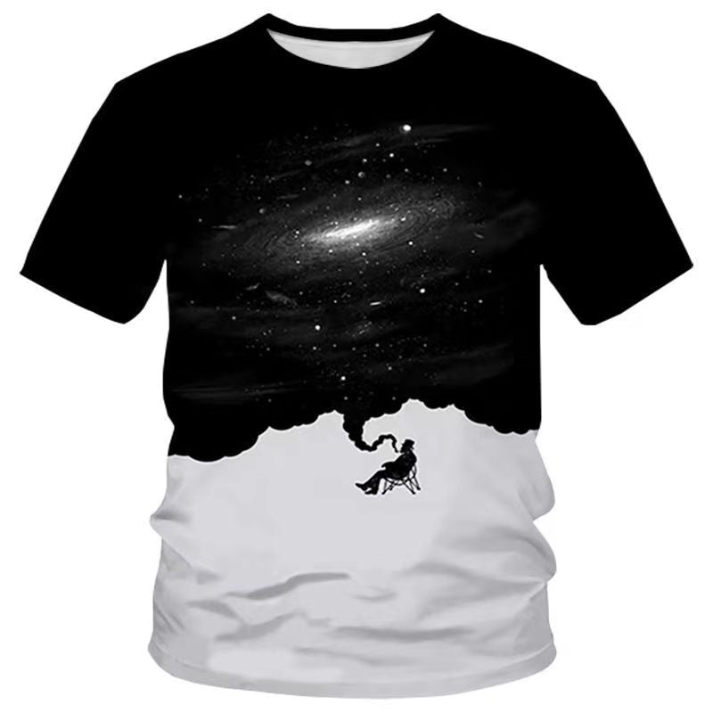 3D Stereoscopic Printing T-shirt Loose, Comfortable, and Funny Short Sleeve Top Perfect for the Street Fashion Scene Fashion Statement with Hottest Hip Hop Summer Style with our Men's t shirt