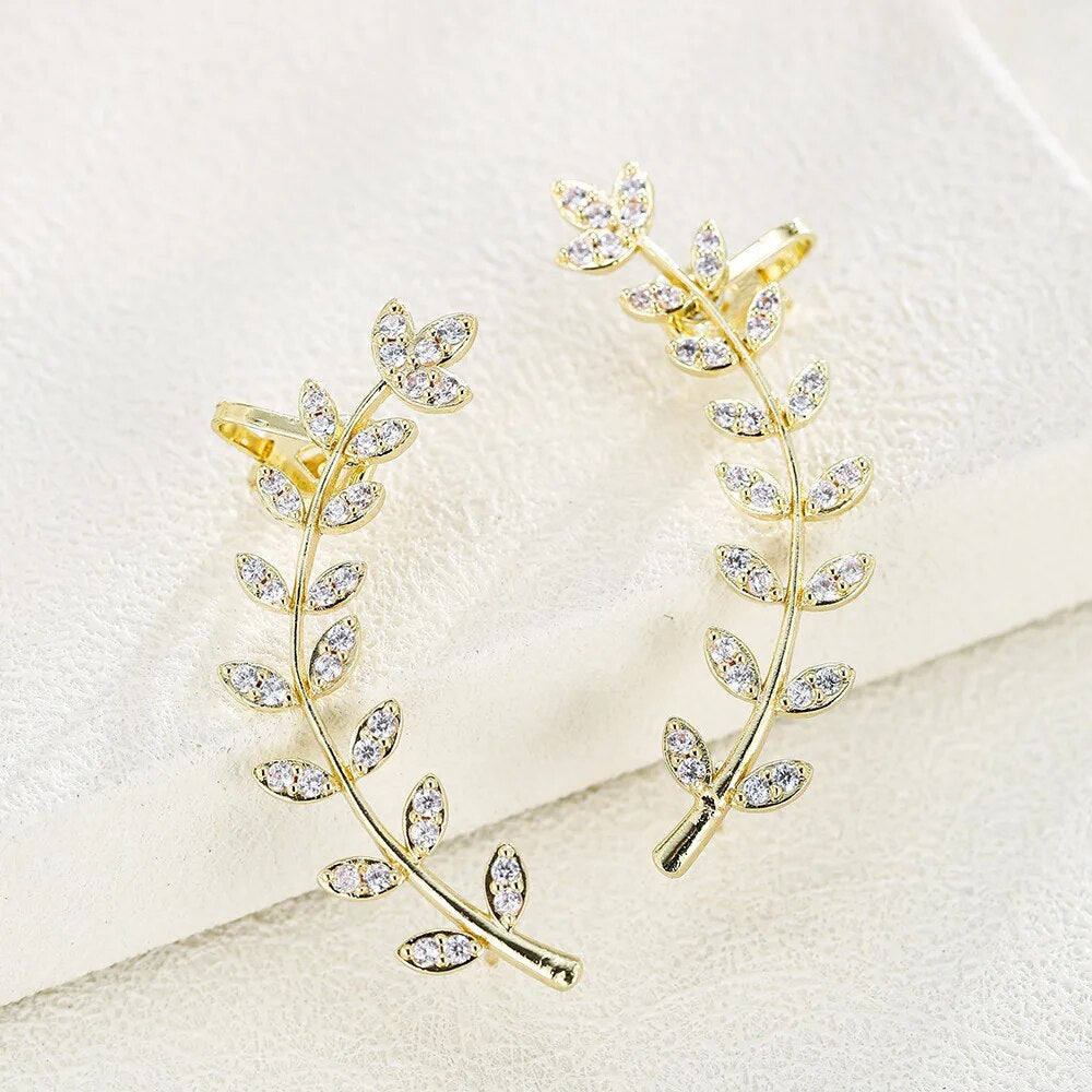 Luxury Trendy Marquise Flower Full Mirco Paved Crystal Zircon Naija Wedding Drop Earring