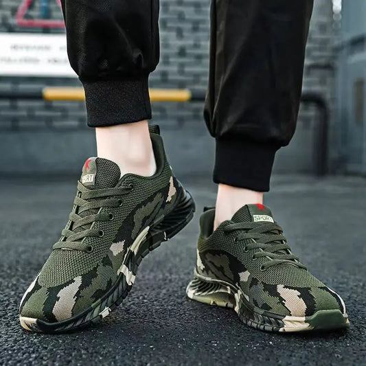2025 Summer Sneakers Mens Fashion Non-slip Mesh Surface Breathable Sports Shoes Women's Outdoor Lightweight Walking Shoes