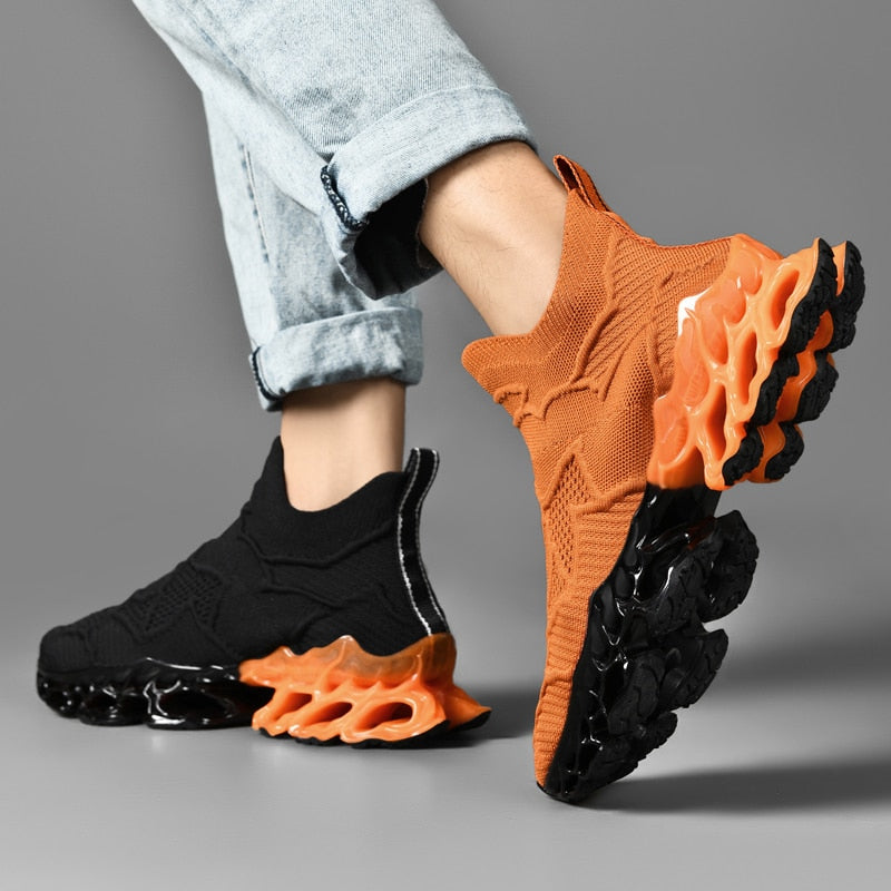 Stand Out in Style with Luxury Designer Shoes Men's Casual Shoes with Platform, Fashionable Blade Loafers, and Sneakers for Men