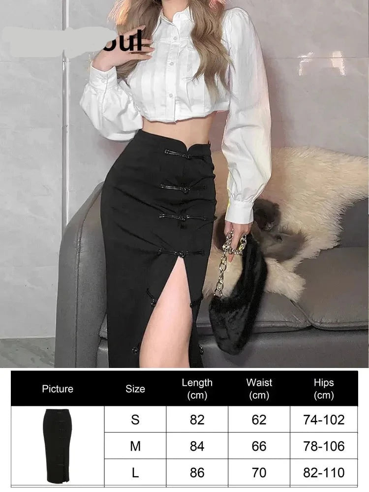 Gothic Mini Skirts Black High Waist Women Skirt 2023 New Y2k Style Harajuku Punk Goth Dark Grunge Streetwear Female Clothes