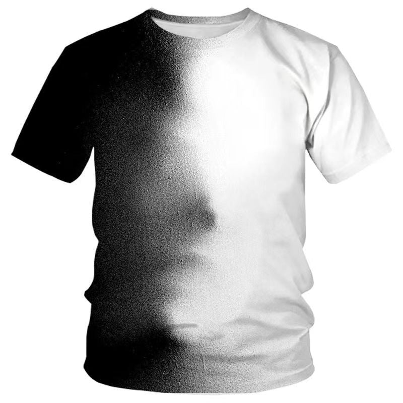 3D Stereoscopic Printing T-shirt Loose, Comfortable, and Funny Short Sleeve Top Perfect for the Street Fashion Scene Fashion Statement with Hottest Hip Hop Summer Style with our Men's t shirt