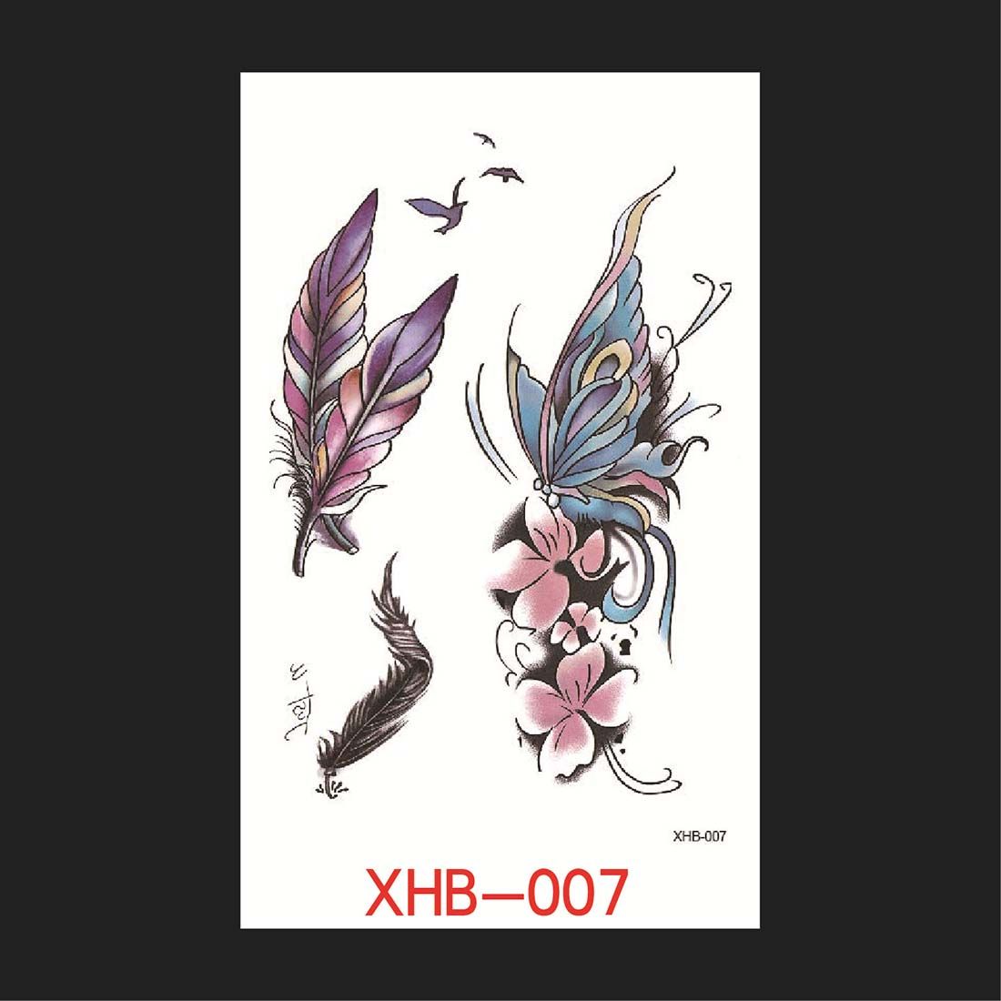 3D Water Transfer Sticker Body Tattoo Sticker Waterproof Temporary Decal Leg Body Art Tattoo Flower Removable Cover Scar