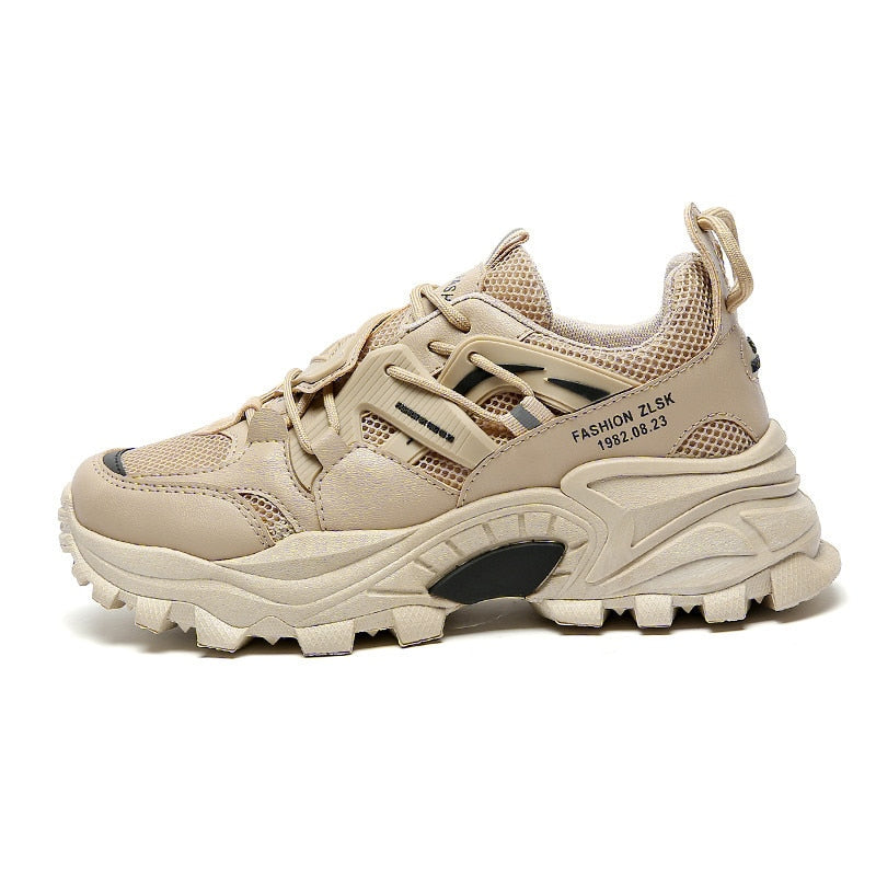 Men's Sneakers Breathable, Damping Sports Shoes with Thick Sole