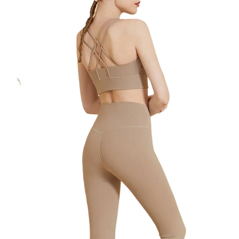 2Pcs Seamless activewear Yoga Set Gym Fitness Clothing Women Suits Sports Bra Crop Top Workout Leggings Sportswear Female