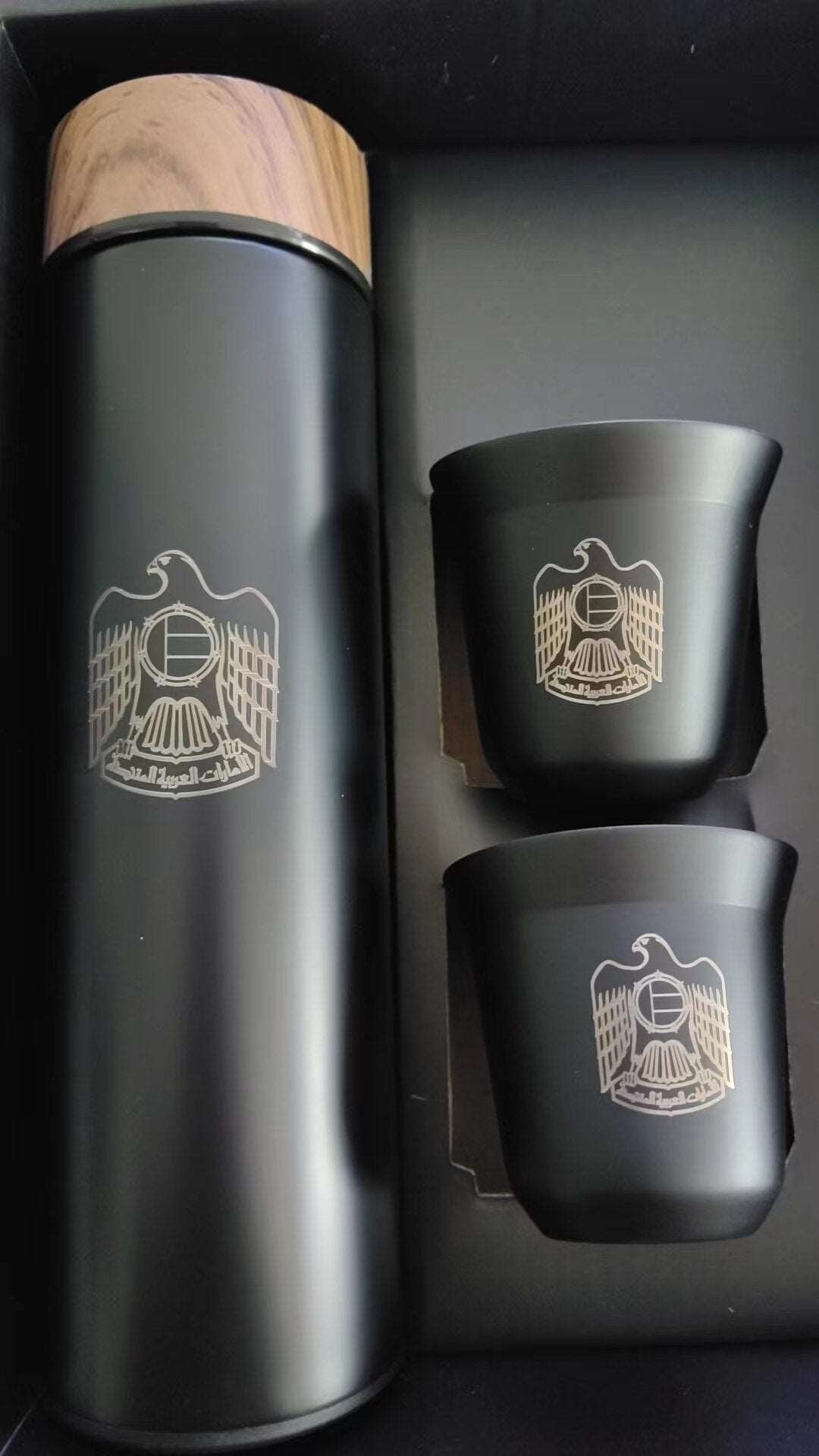 3 In 1 set of Thermos Mug Leak_Proof Travel Thermo Cup for Tea Water Coffee 500ML Gift Set