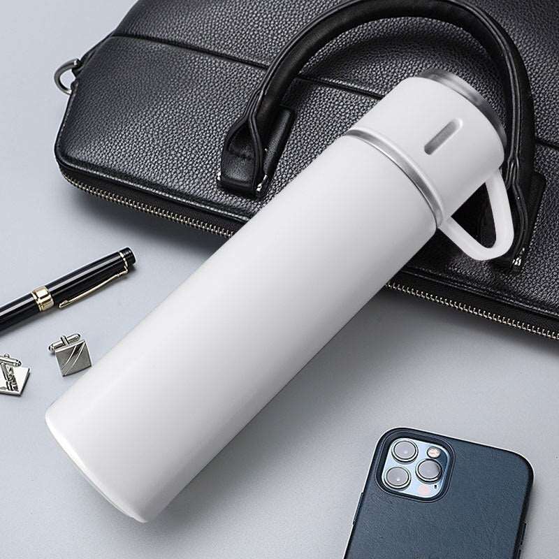 3 In 1 set of Thermos Mug Leak_Proof Travel Thermo Cup for Tea Water Coffee 500ML Gift Set