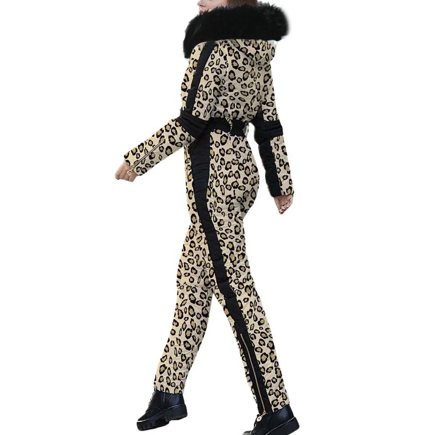 Winter Adventure Awaits Stay Warm and Stylish with Our Women's Hooded Ski Jumpsuit – Your Perfect Companion for Outdoor Sports