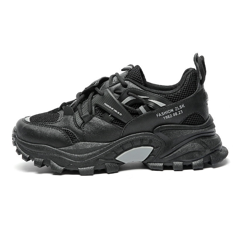 New Men's Sneakers Breathable, Damping Sports Shoes with Thick Sole - Couple Casual Shoes for Running, Walking, Trainers, and Sport Sneakers