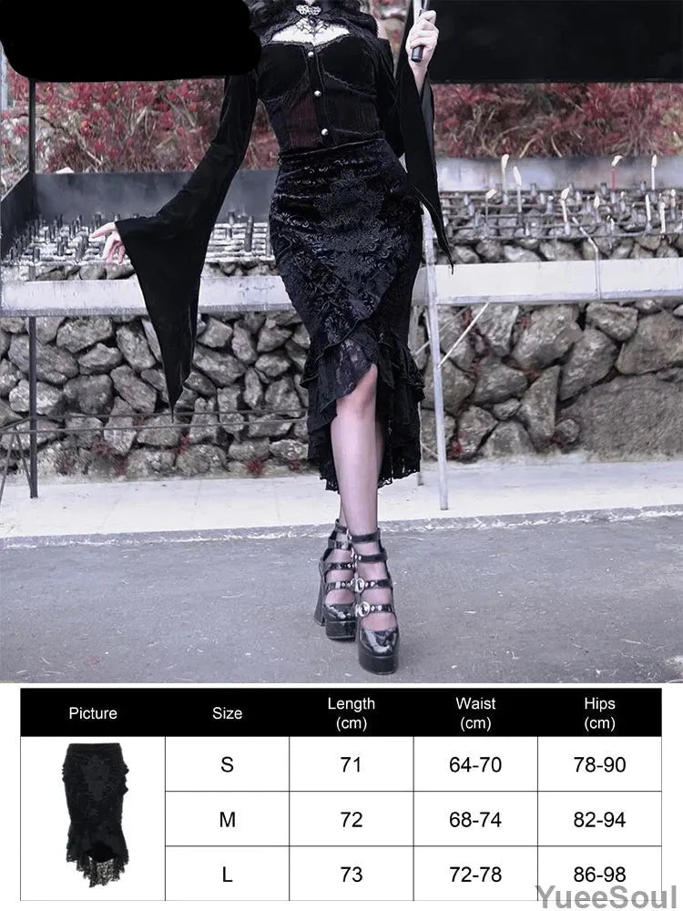 Gothic Mini Skirts Black High Waist Women Skirt 2023 New Y2k Style Harajuku Punk Goth Dark Grunge Streetwear Female Clothes