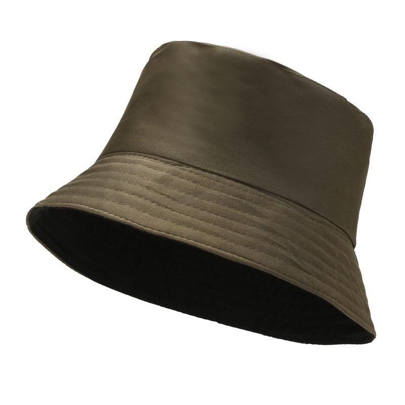 Unisex Smiley Embroidery Bucket Hat | Cotton Corduroy | Hip Hop Style | Sun Cap