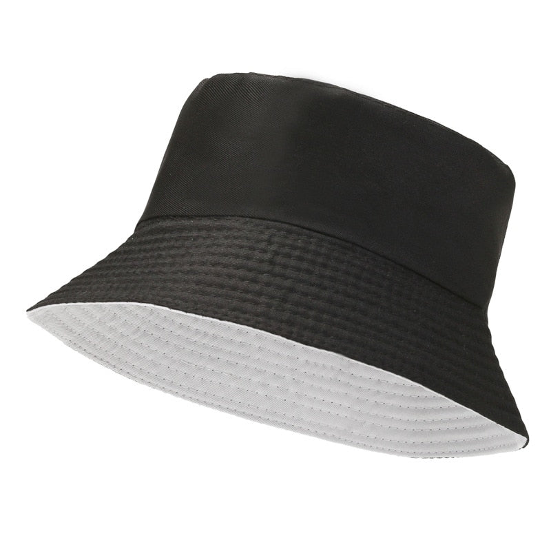 Unisex Smiley Embroidery Bucket Hat | Cotton Corduroy | Hip Hop Style | Sun Cap