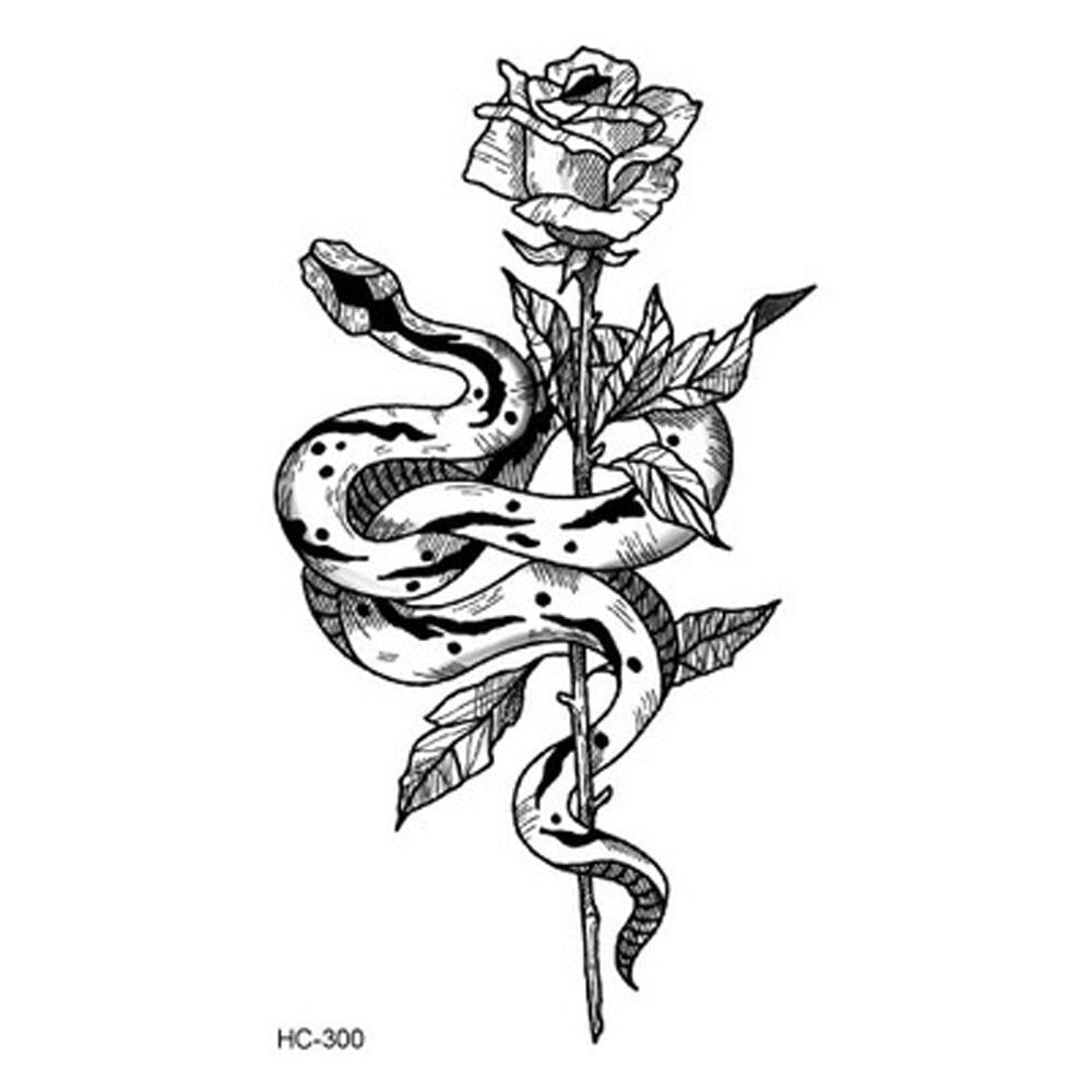3D Water Transfer Sticker Body Tattoo Sticker Waterproof Temporary Decal Leg Body Art Tattoo Flower Removable Cover Scar