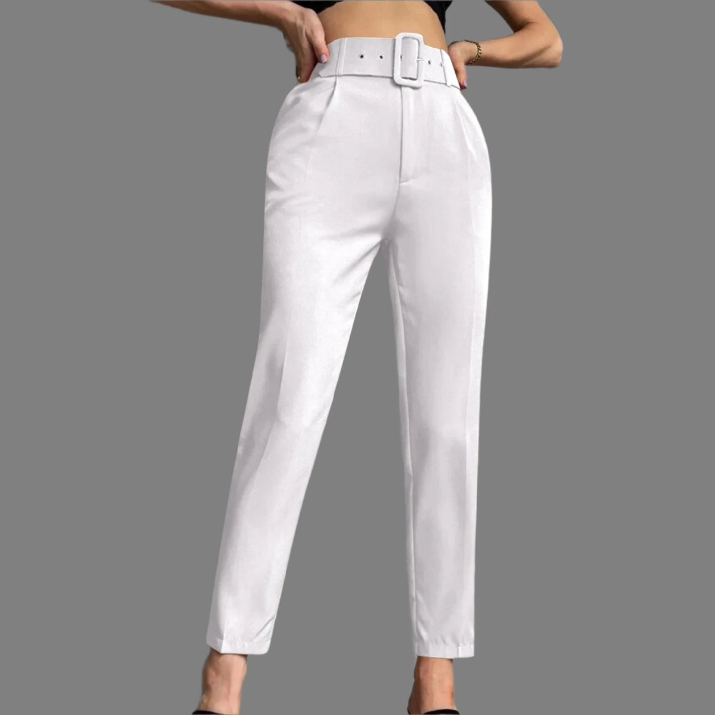 White Office women Pant