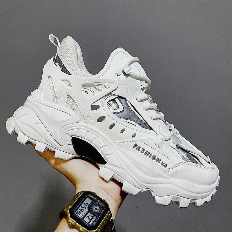 Men's Sneakers Breathable, Damping Sports Shoes with Thick Sole