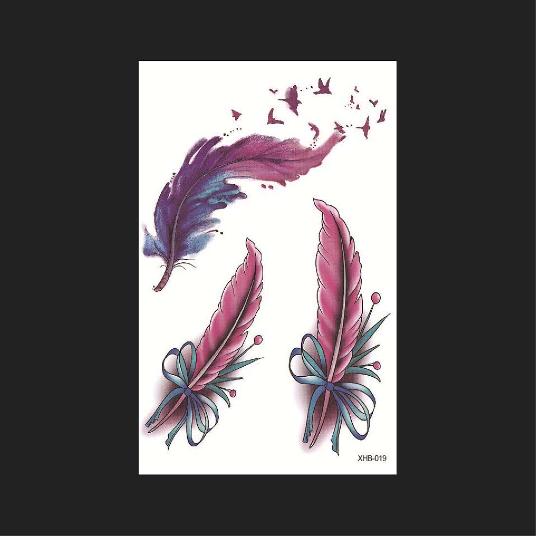 3D Water Transfer Sticker Body Tattoo Sticker Waterproof Temporary Decal Leg Body Art Tattoo Flower Removable Cover Scar
