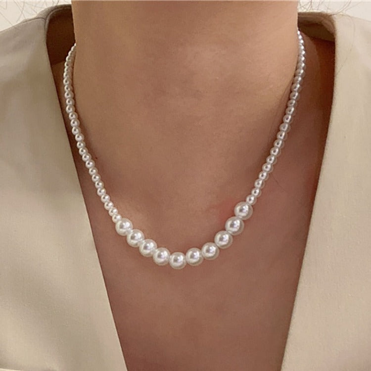 Trendy 2023 Multi chain Pendant Gold Pearl Necklaces