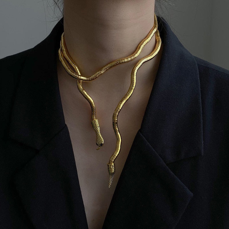 Trendy Snake Necklaces For Women Gift