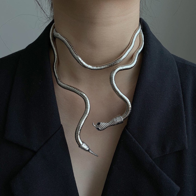 Trendy Snake Necklaces For Women Gift