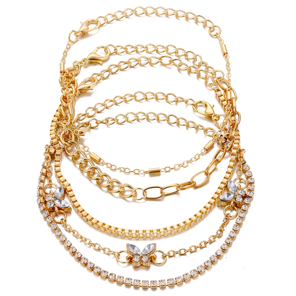 Gold Butterfly Bracelets