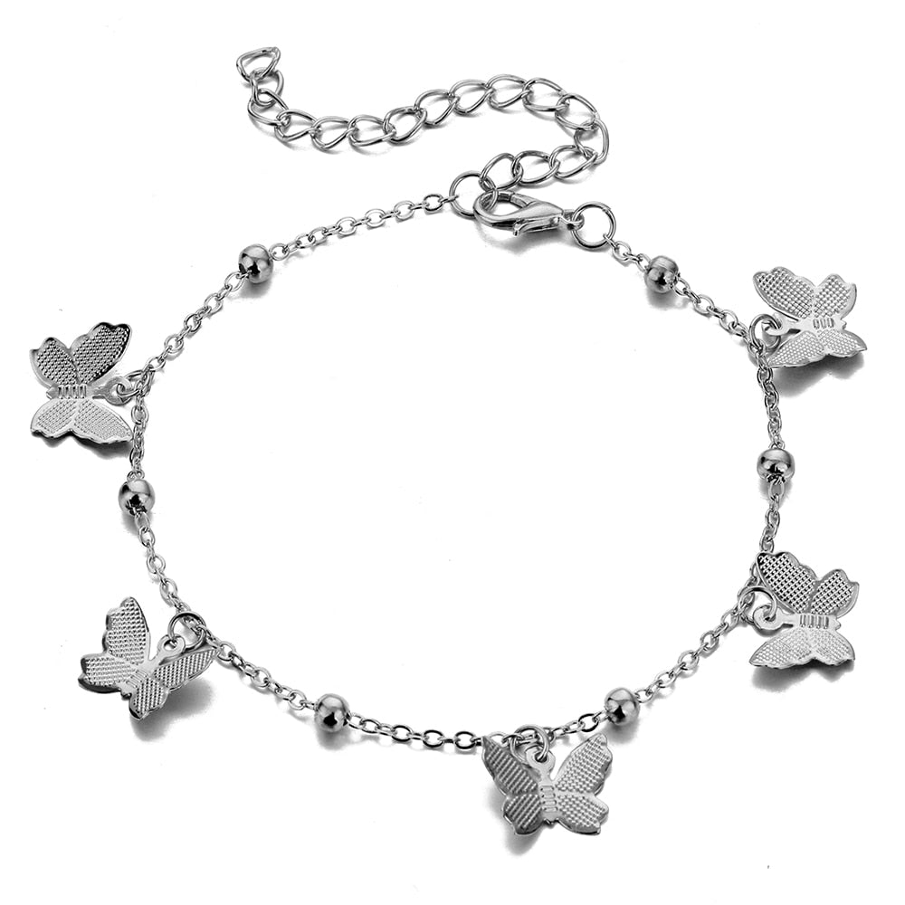 silver Butterfly Boho Trendy Bracelets