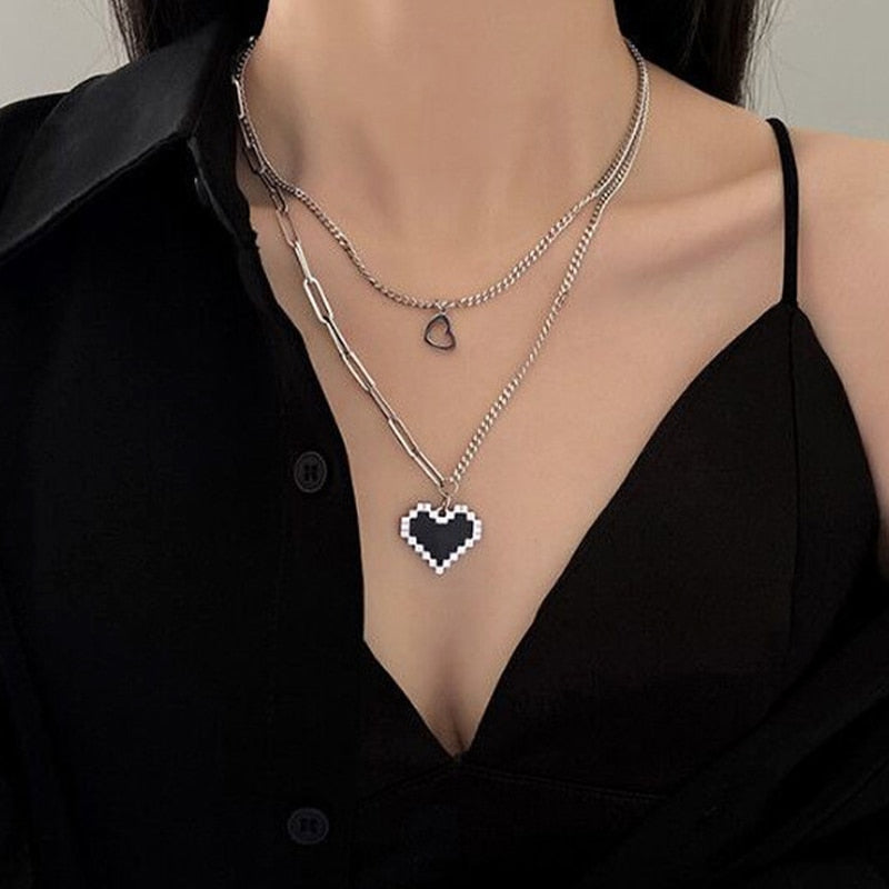 Trendy Crystal Geometric Gold Color Pendant Necklaces Set for Women | Elegant and Versatile Jewelry