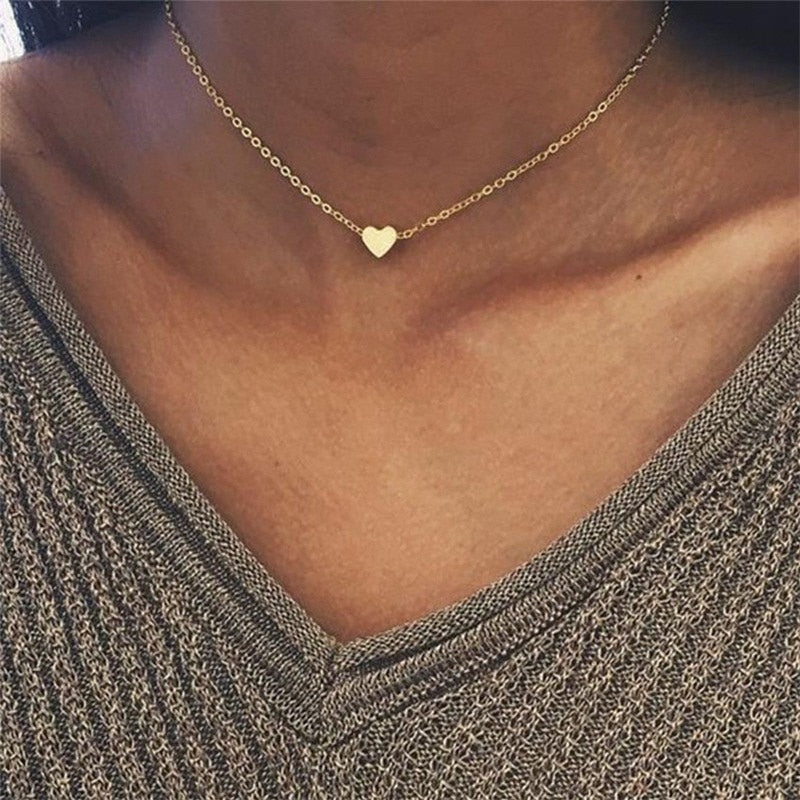 Trendy Crystal Geometric Gold Color Pendant Necklaces Set for Women | Elegant and Versatile Jewelry